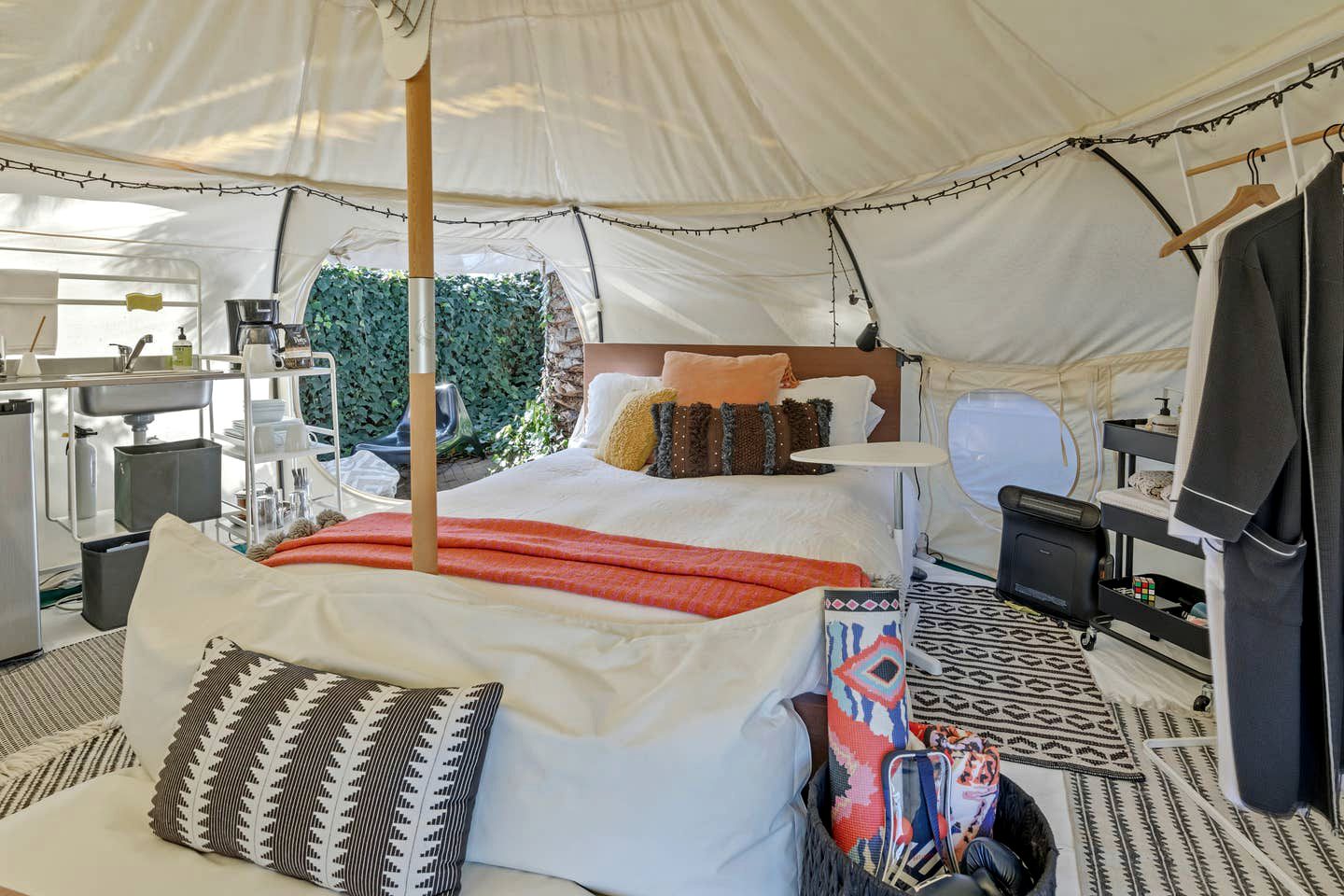 Romantic Bell Tent Rental and Micro House near Carlsbad, California