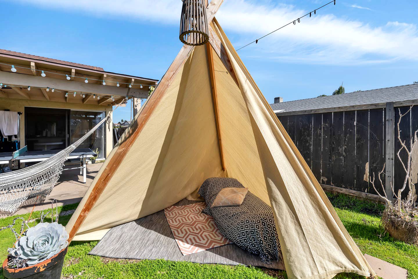 Romantic Bell Tent Rental and Micro House near Carlsbad, California