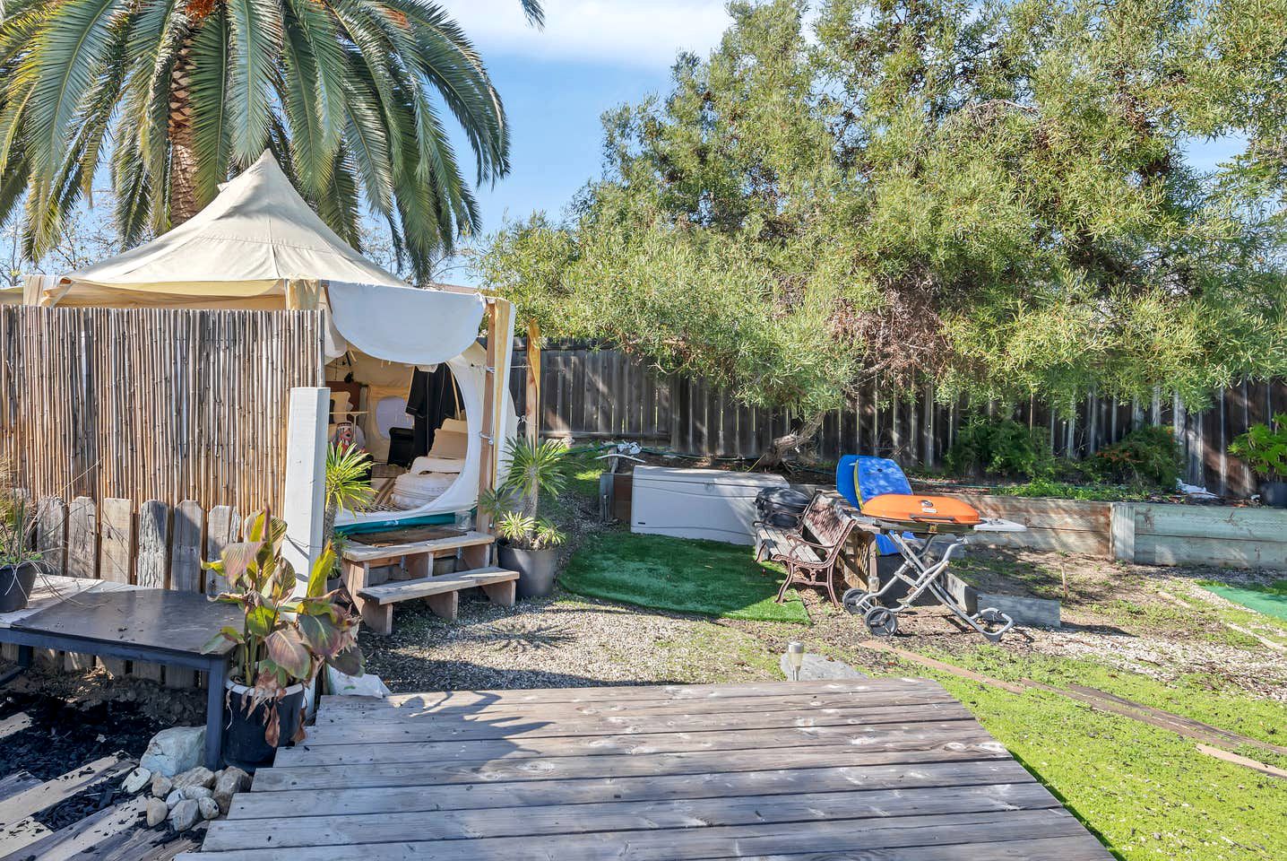 Romantic Bell Tent Rental and Micro House near Carlsbad, California