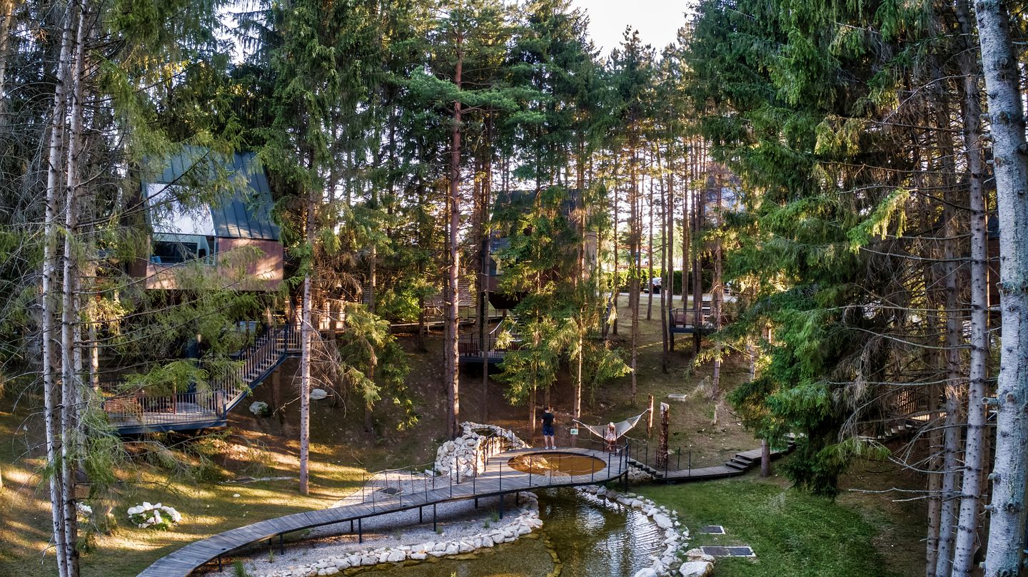 Unique Tree House Getaway in the Forest near Grabovac, Croatia