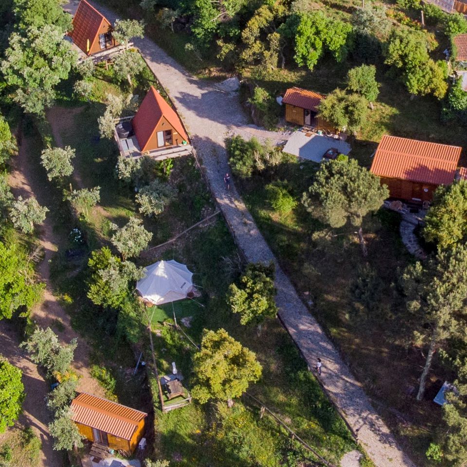 A-Frame Cabin with a Hot Tub near Castelo de Paiva, Portugal