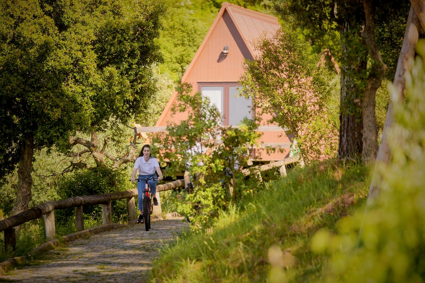 A-Frame Cabin with a Hot Tub near Castelo de Paiva, Portugal