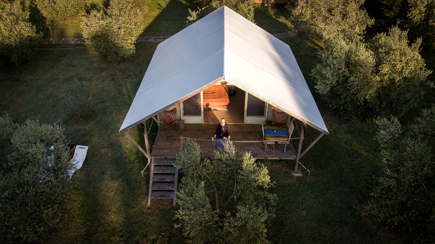 Gorgeous Tent Rental Perfect for a Romantic Getaway in Tuscany, Italy