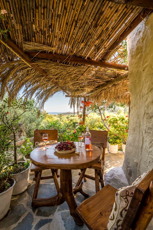 Bright Cottage Rental with Sea Views on the Island of Crete, Greece