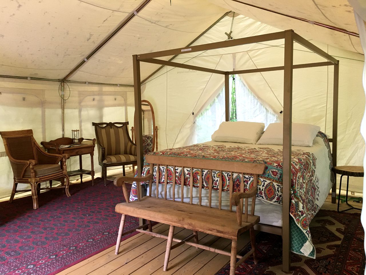 Spacious Safari Tent for a Family Getaway in the Finger Lakes, New York