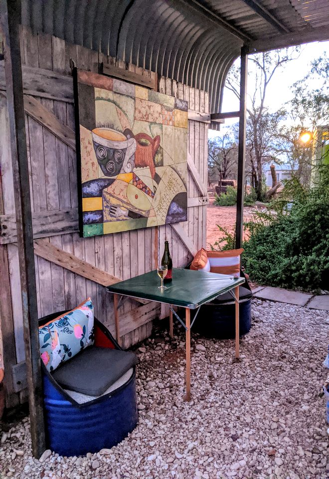 Lightning Ridge Accommodation in a Rustic Outback Caravan Rental, New South Wales