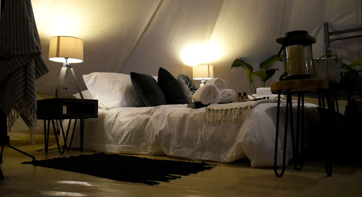 Glamping Tents with a Coffee Farm Tour and Breakfast near Guatemala City