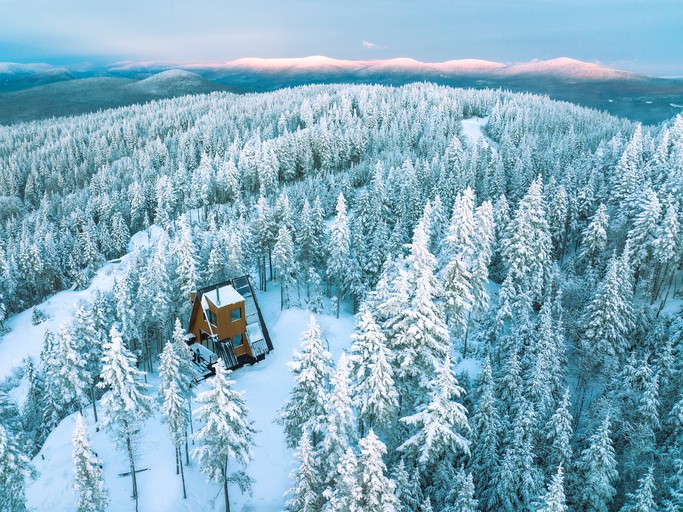 A-Frames (Canada, Lac-Beauport, Quebec)