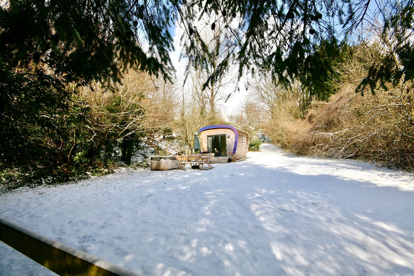 Sleek Devon Glamping Pod Ideal for a Peaceful Holiday in England