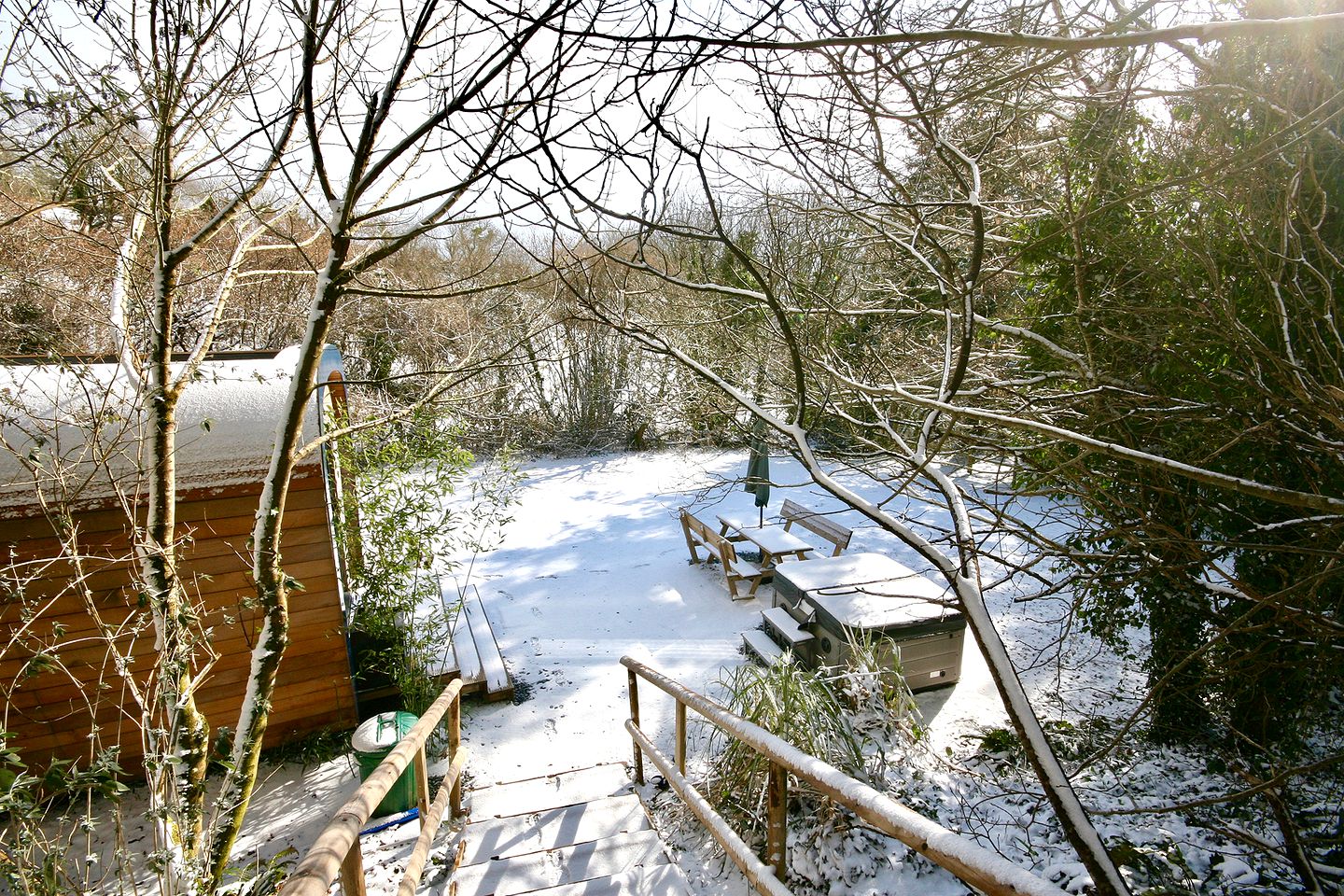 Sleek Devon Glamping Pod Ideal for a Peaceful Holiday in England