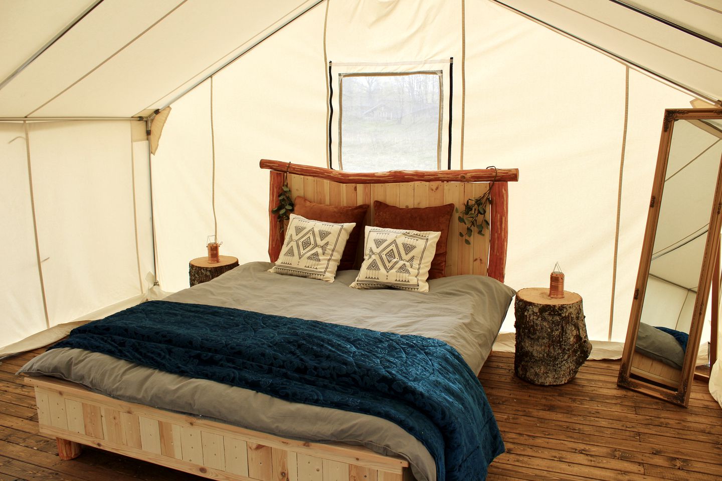 Stylish Glamping Tent for a Unique Getaway in the Gauja Region of Latvia