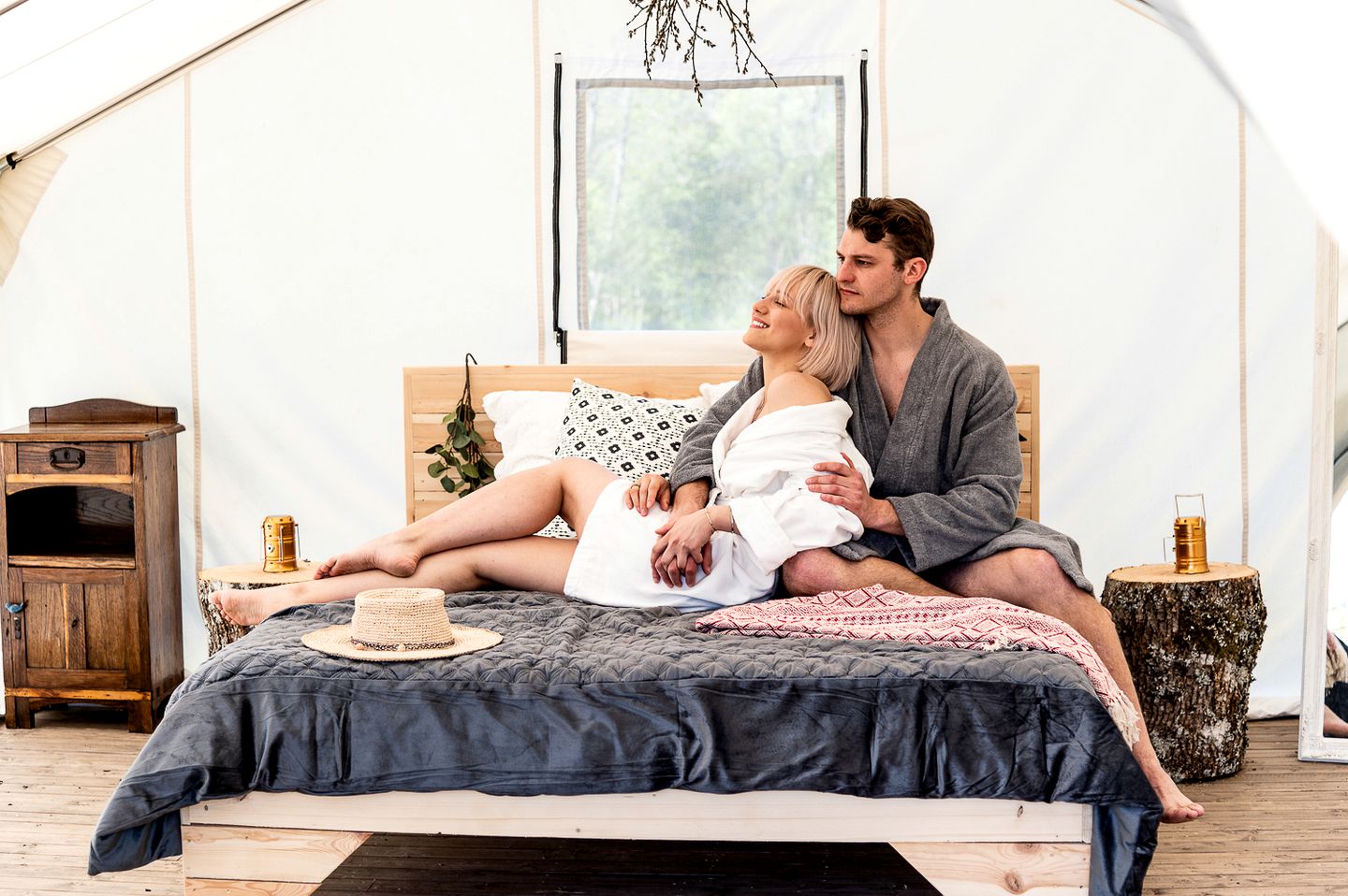 Stylish Glamping Tent for a Unique Getaway in the Gauja Region of Latvia