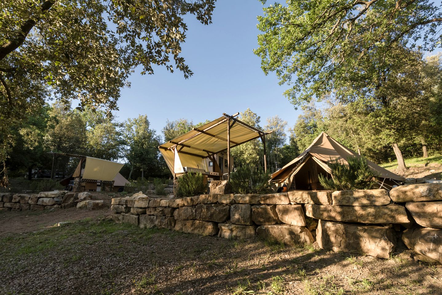 Romantic Bell Tent Rental with a Pool Perfect for Glamping in Tuscany