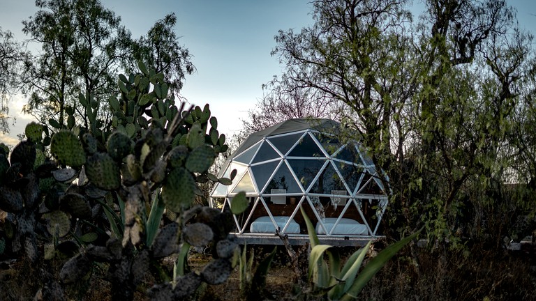 Lovely dome rental for lucky guests to go glamping in Mexico