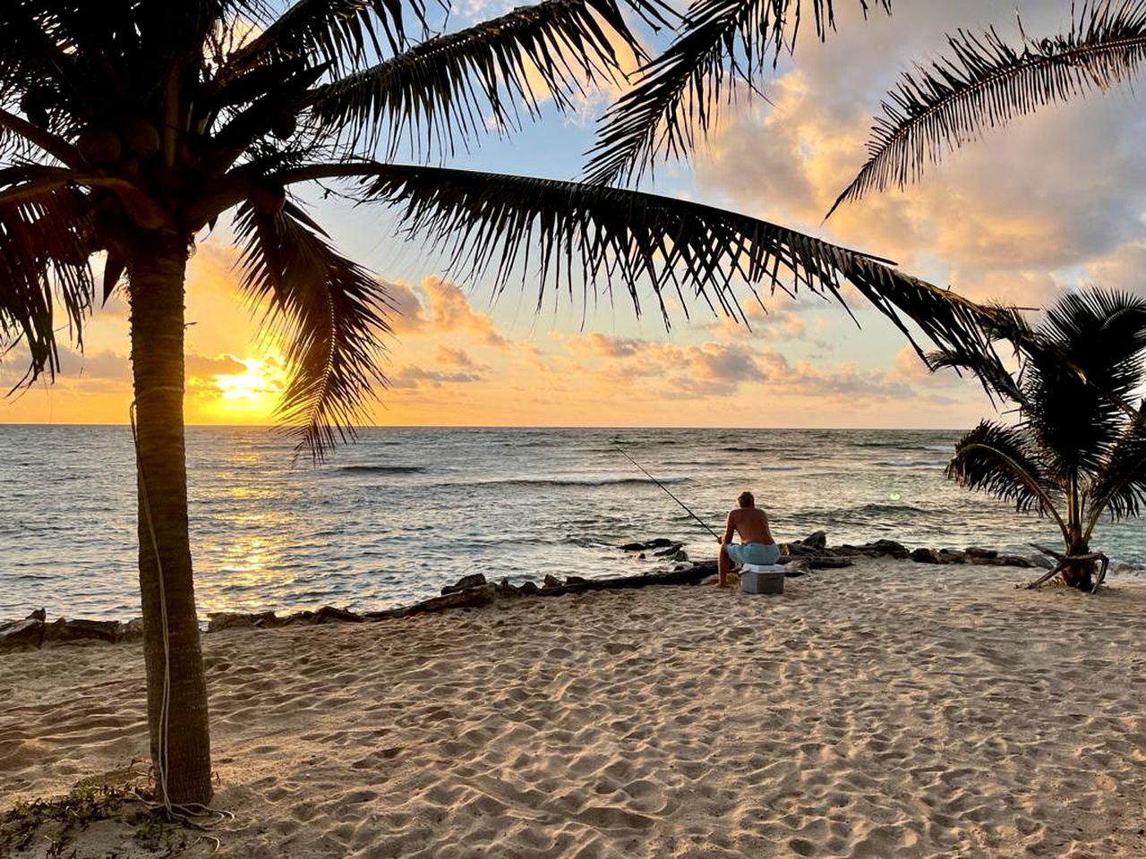 Serene Beachfront House in Mahahual, Quintana Roo, Mexico