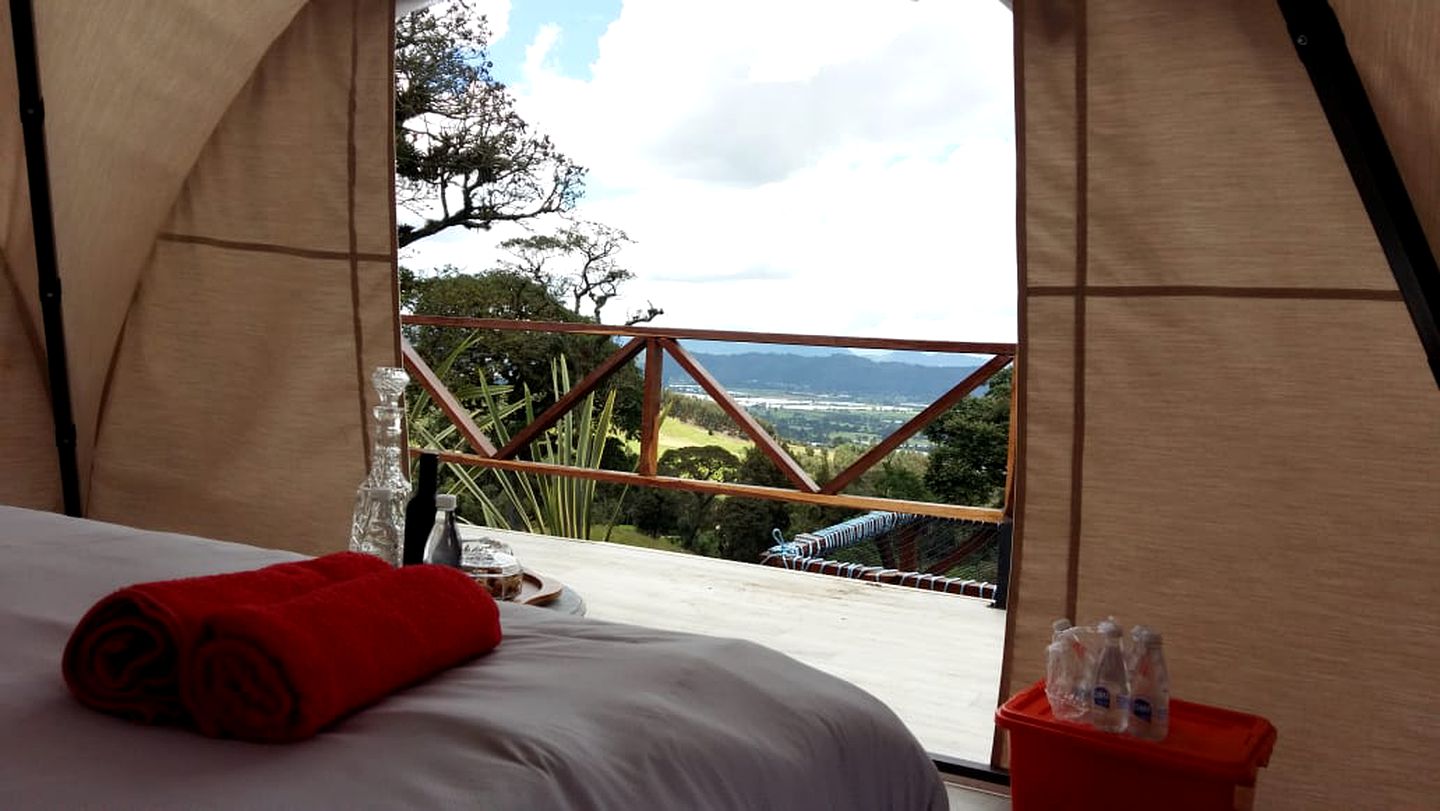Luxury Bell Tent Rental Perfect for Glamping in Colombia