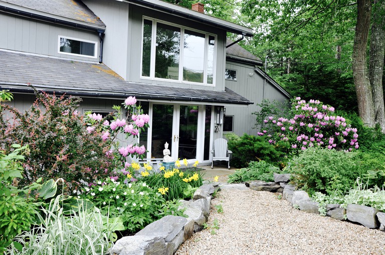 This Maine vacation rental has its own gorgeous private beach