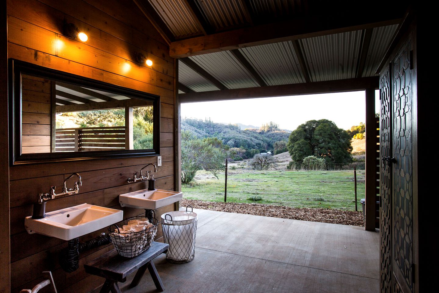 Stylish Bell Tent Rental at a Valley Retreat for Glamping in California