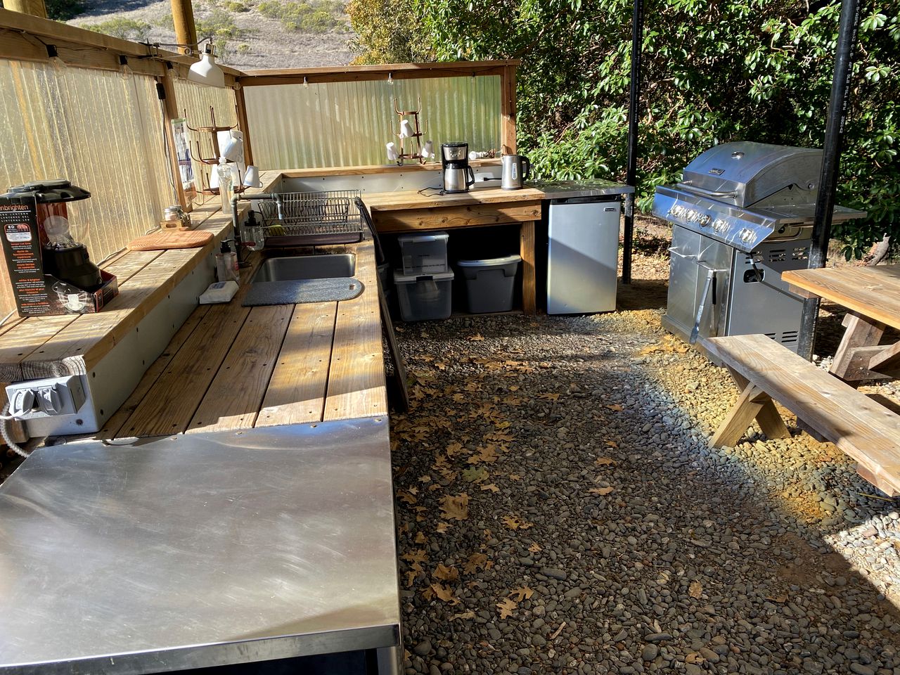 Stylish Bell Tent Rental at a Valley Retreat for Glamping in California