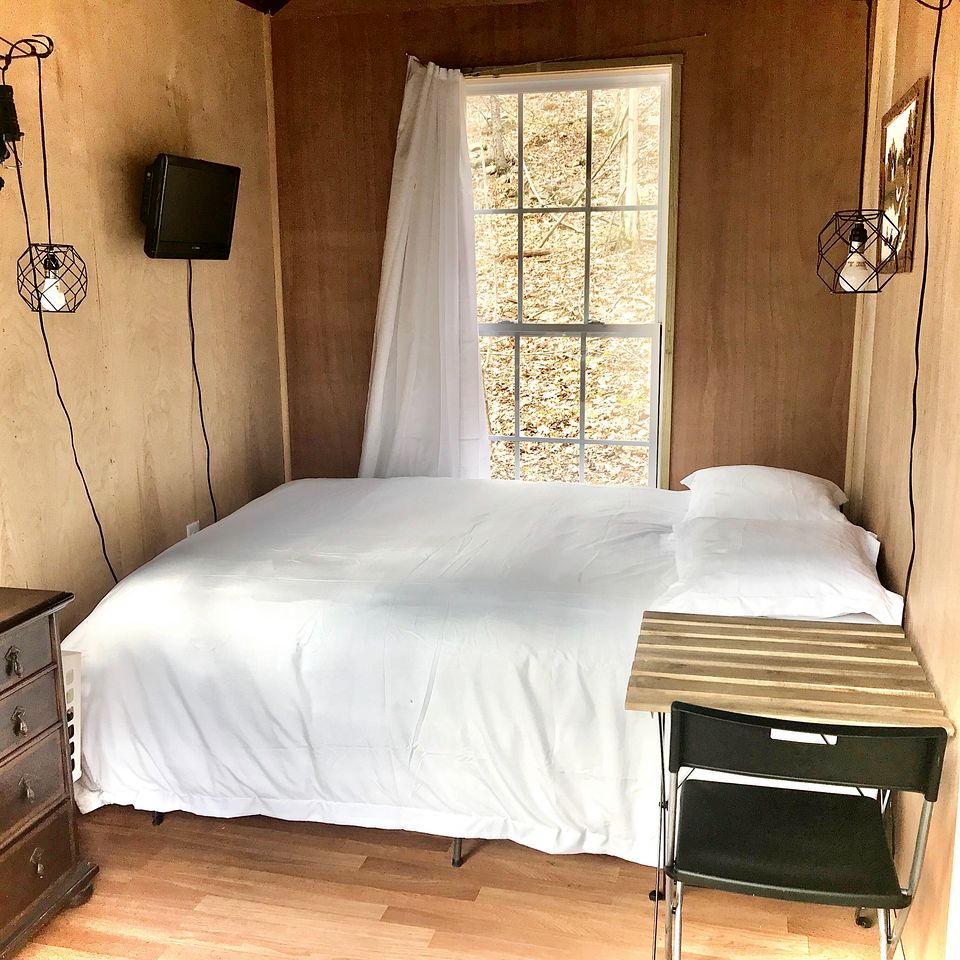 Intimate Tiny Home Rental in the Woods for a Romantic Getaway in New York State