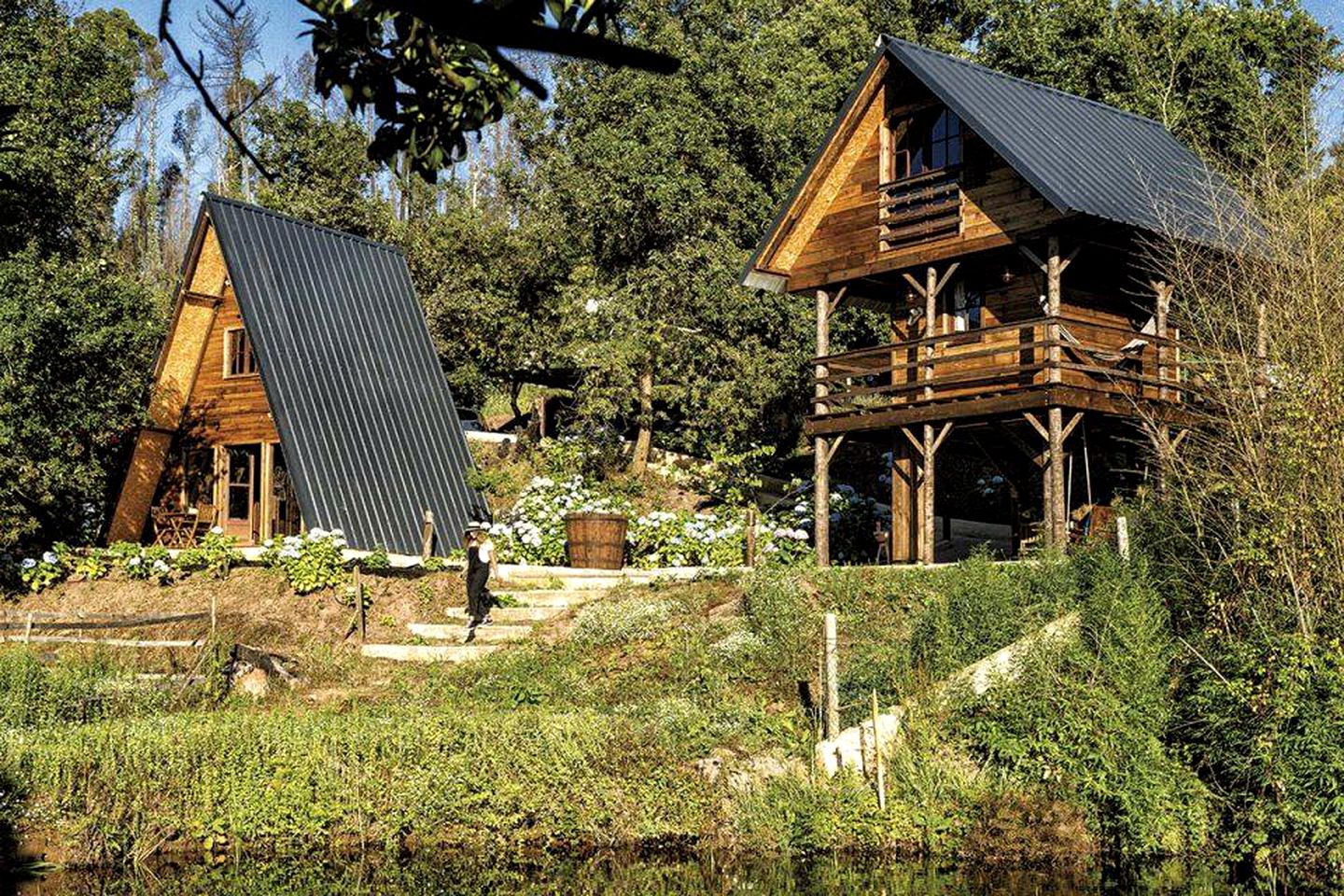 Rustic A-Frame Cabin Rental Ideal for Glamping in Portugal