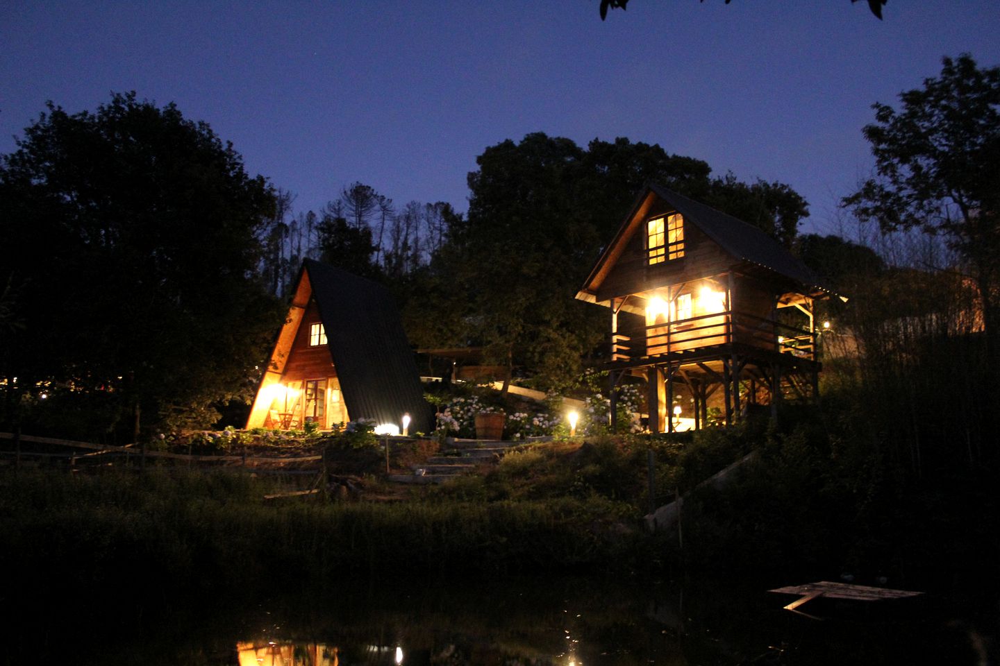 Rustic A-Frame Cabin Rental Ideal for Glamping in Portugal