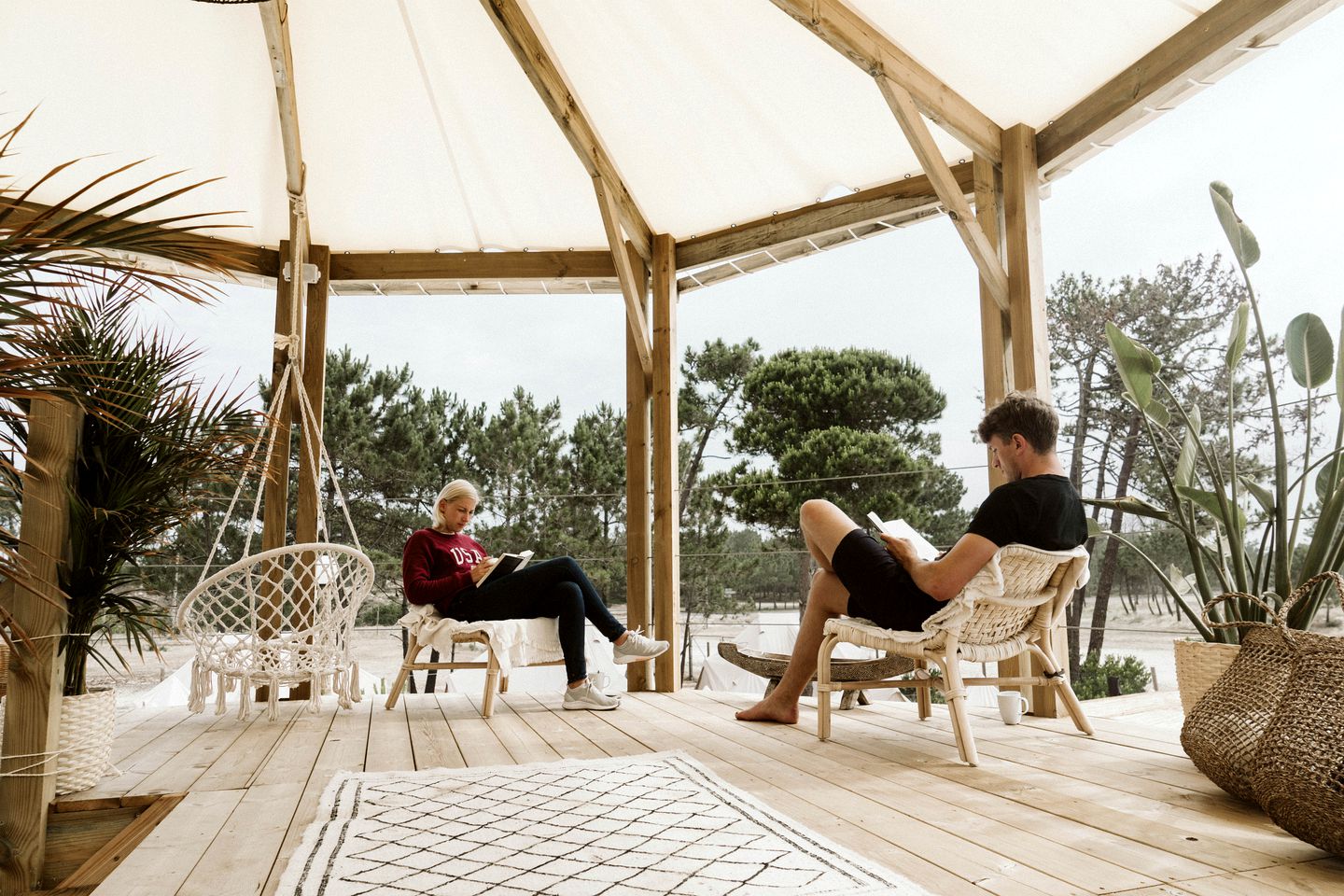 Beautiful Bell Tent by Praia da Tocha for a Fantastic Surfing Getaway in Portugal