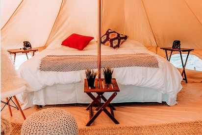 Deluxe Bell Tent Ideal for Luxury Camping near Yellowstone photo 4