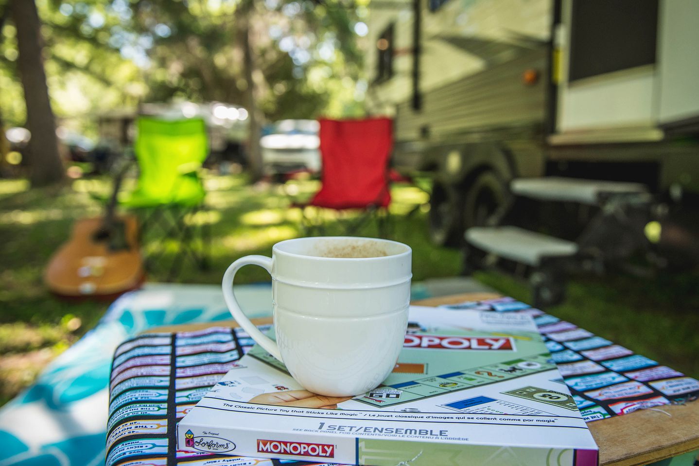 Nautical Themed Camper for Luxury Camping on Lake Simcoe