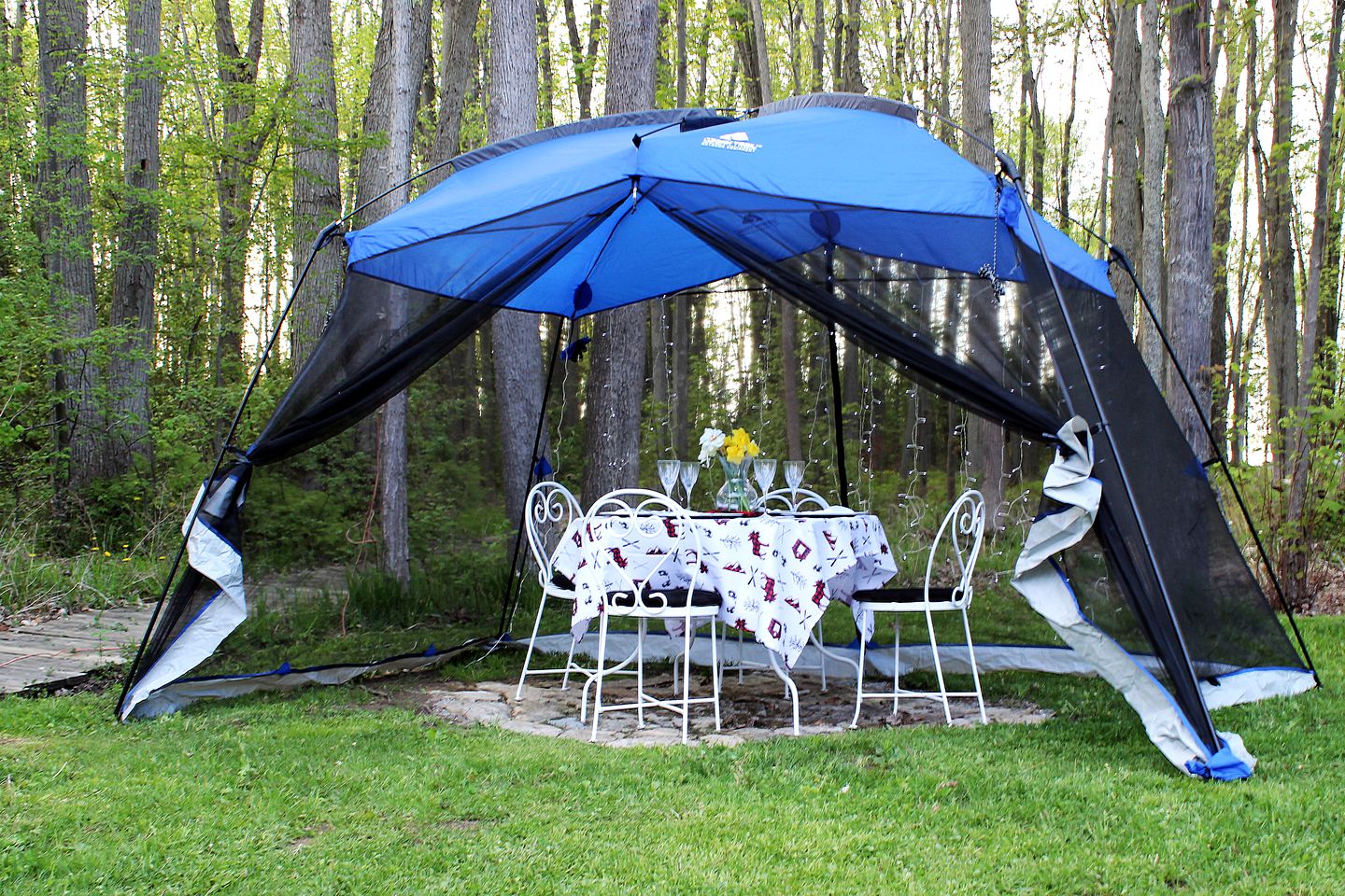 Nautical Themed Camper for Luxury Camping on Lake Simcoe