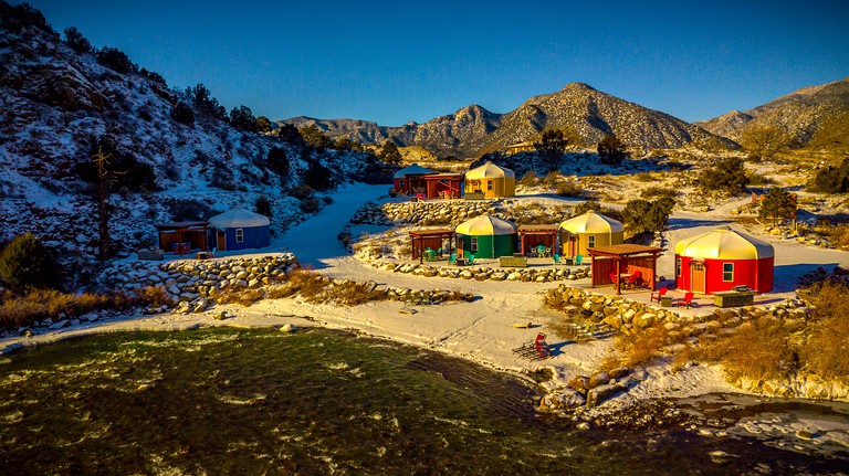 Yurt camping in Canon City