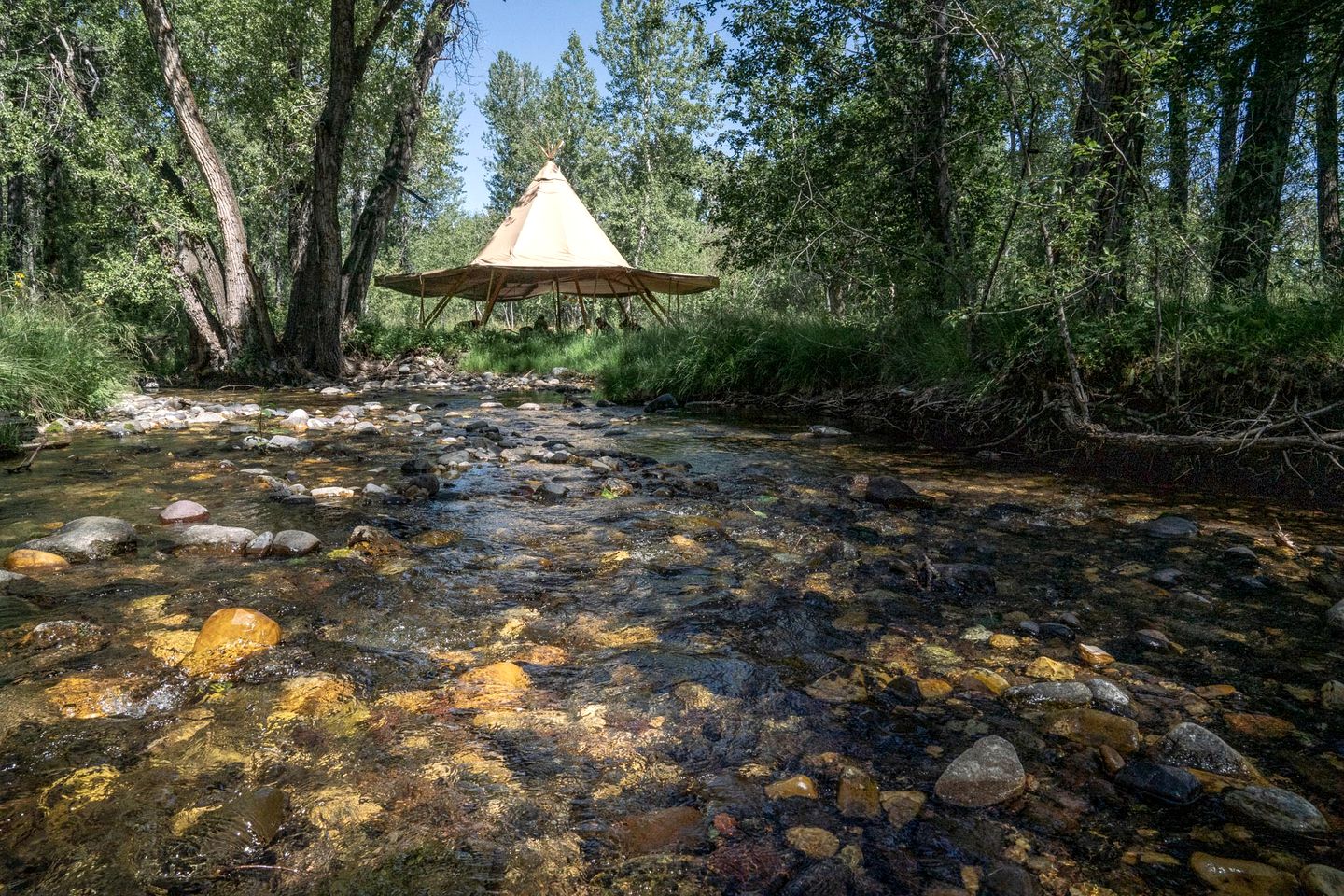 Innovative Nordic Tipi Rental for Glamping in Montana