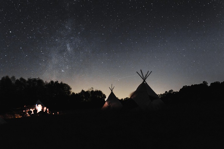 Tipis (Gardiner, Montana, United States of America)