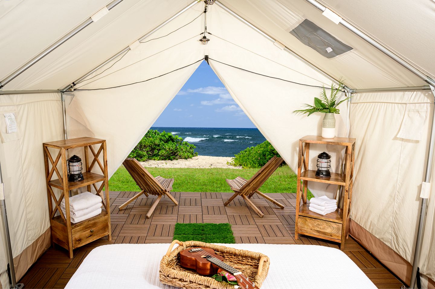Incredible Mobile Tent Experience Ideal for Luxury Camping in Oahu, Hawaii