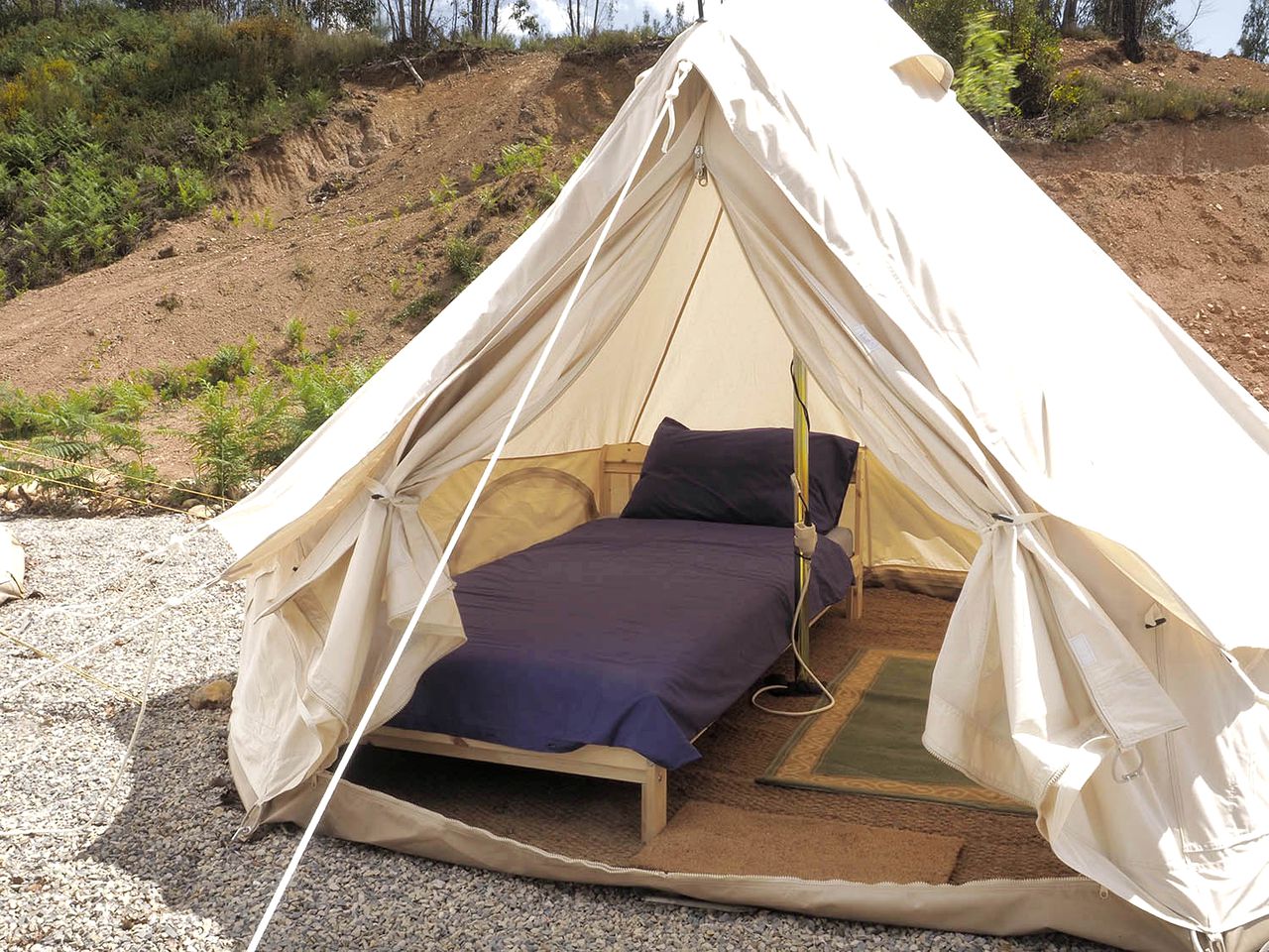 Rustic Glamping Tent Rental Ideal for a Holiday in Portugal