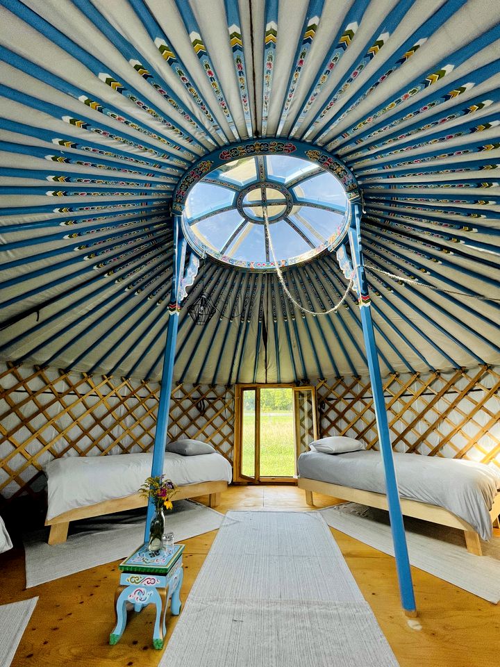 Unique Ontario Glamping Yurt at Rideau Lakes