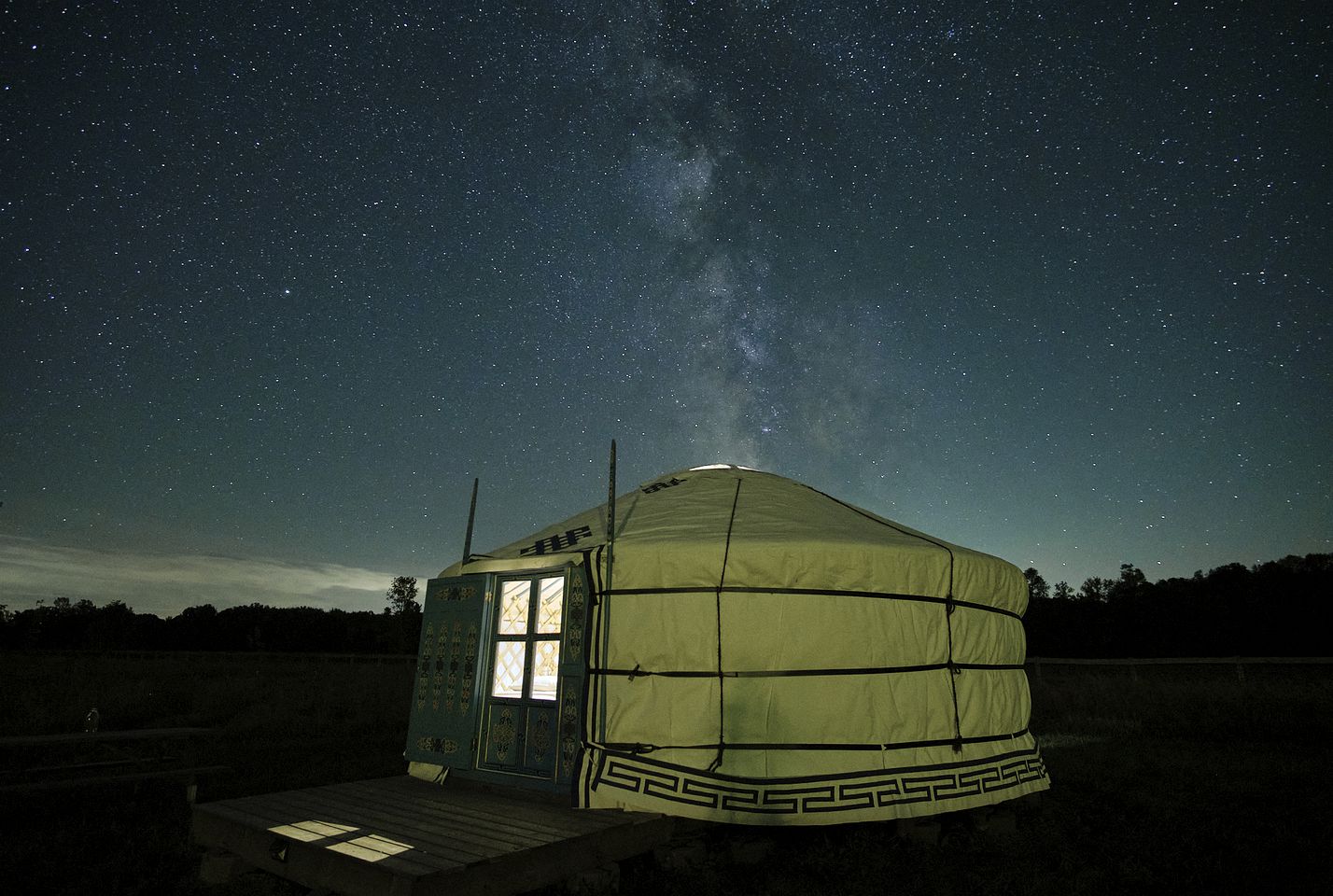 Unique Ontario Glamping Yurt at Rideau Lakes