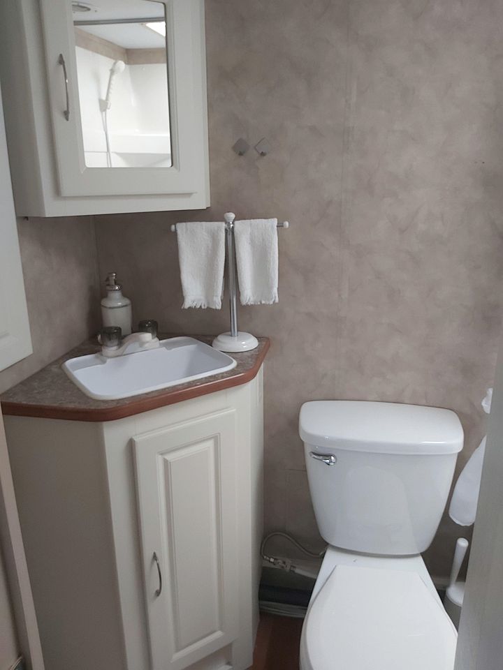 Tiny Glamping Caravan with BBQ Area Ideal for Grand River Camping in Belwood