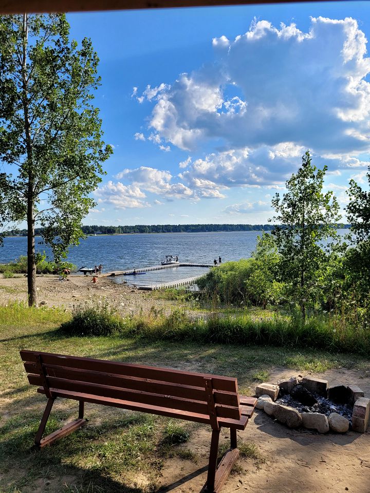 Tiny Glamping Caravan with BBQ Area Ideal for Grand River Camping in Belwood