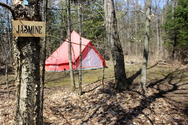Camping in Quebec, Canada