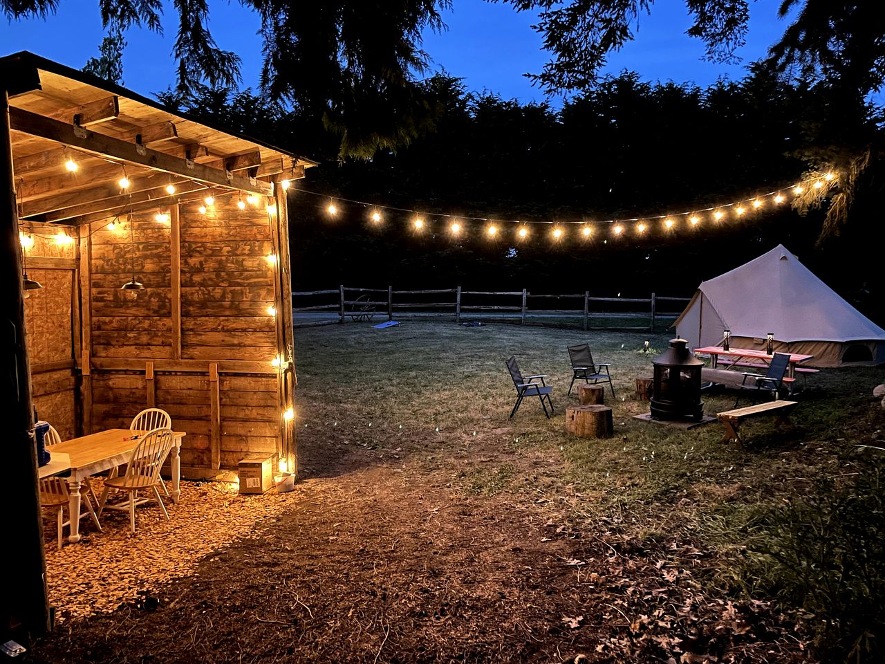 Cozy Bell Tent Rental for an Adventurous Weekend Getaway near Seattle