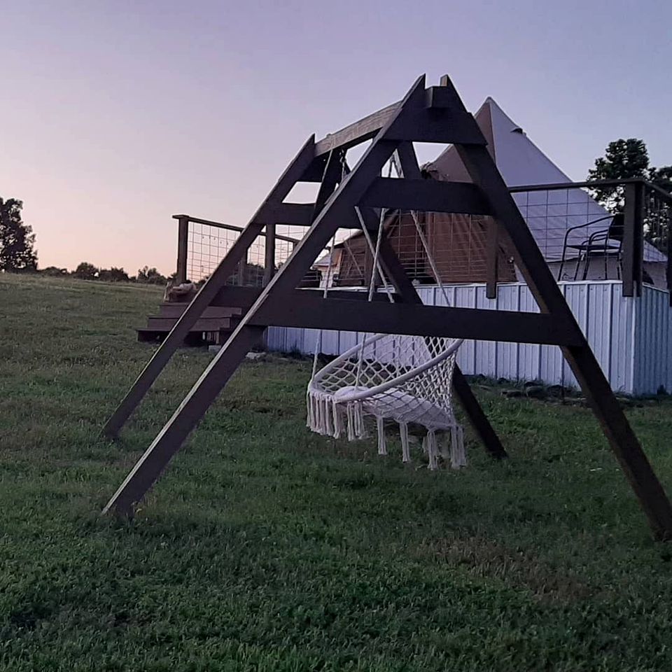 Luxurious Bell Tent Rental Ideal for Glamping in Arkansas