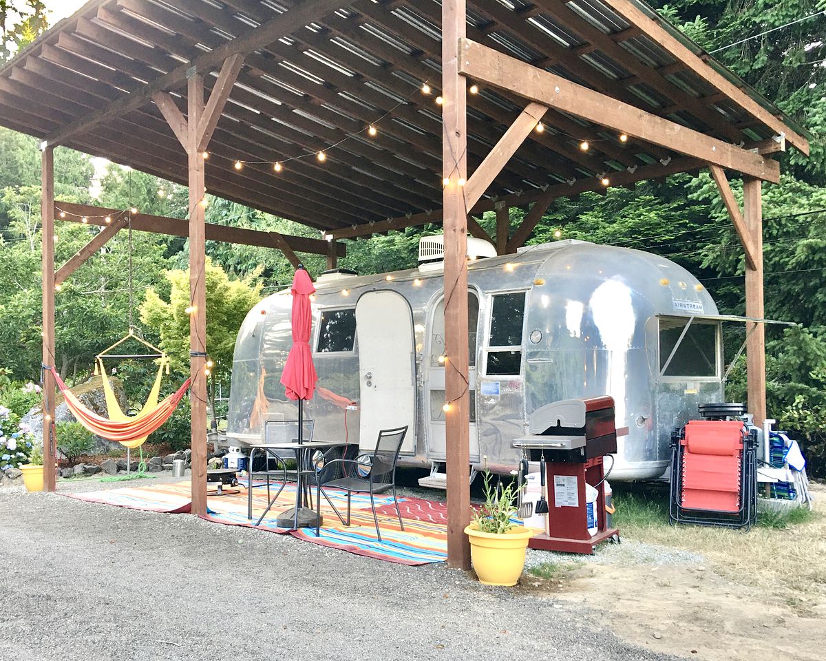 Vintage Airstream Rental Perfect for Glamping in Washington