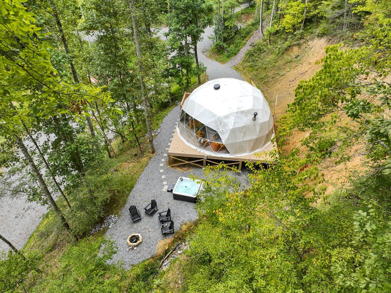 Secluded Dome for a Beautiful Tennessee Vacation