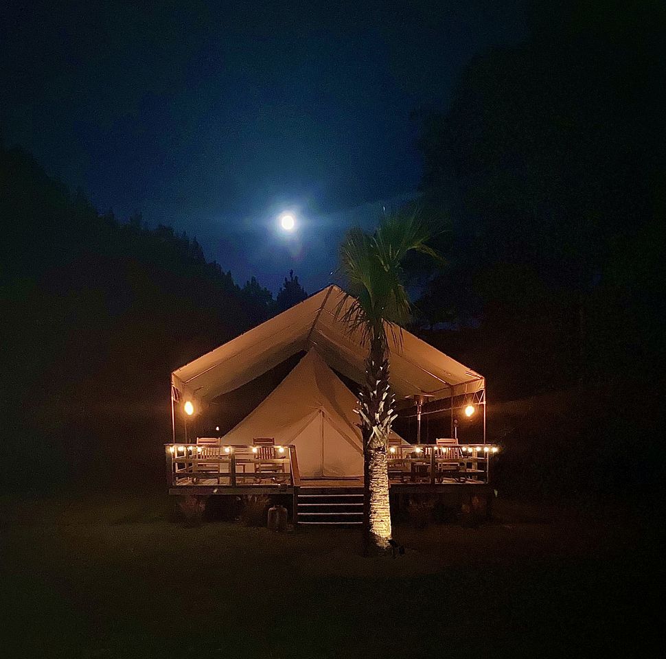 Pet-Friendly Luxury Tent Rental for South Carolina Glamping