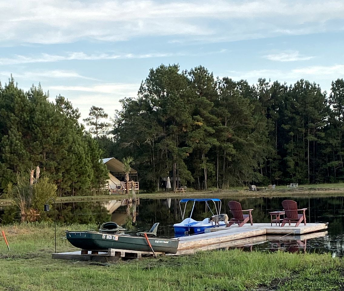 Pet-Friendly Luxury Tent Rental for South Carolina Glamping