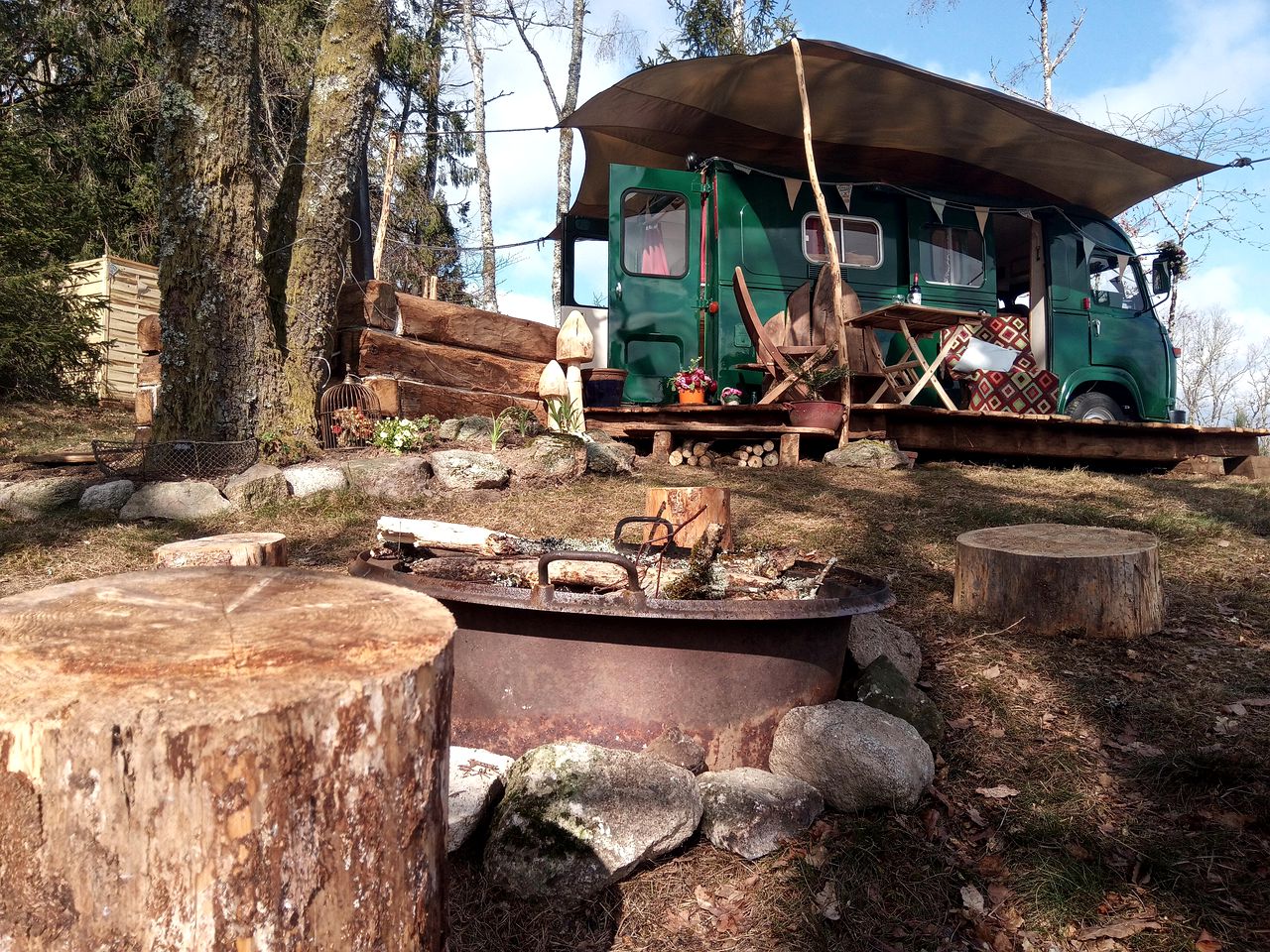 Unique RV Vacation for a Beautiful French Retreat