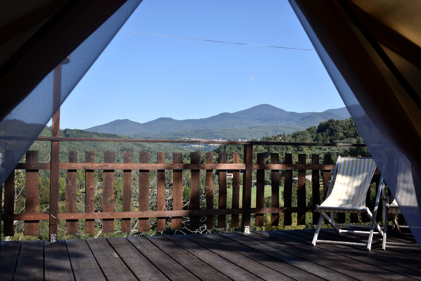 Beautiful Bell Tent makes for a Perfect Tuscan Retreat