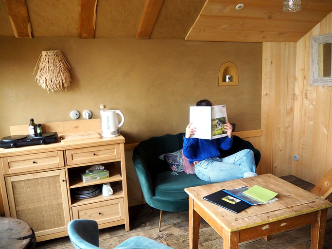 Cabins (France, Saint M'Hervé, Brittany)