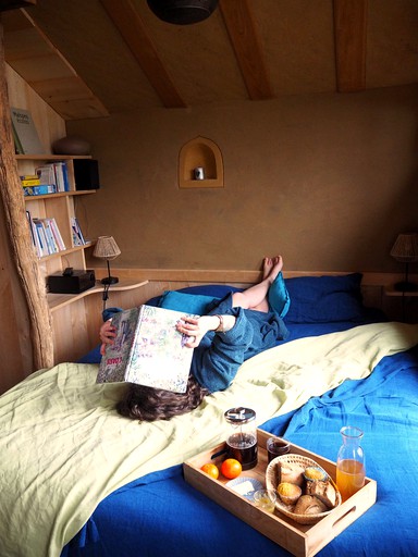 Cabins (France, Saint M'Hervé, Brittany)